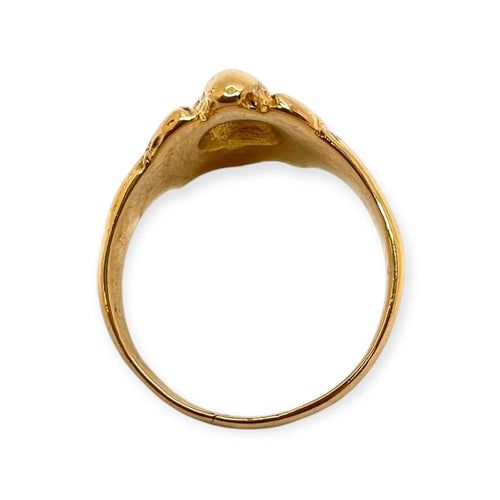 Bague 64 Bague tête de lion en or jaune 750 avec diamant 58 Facettes 330101234