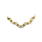 Collier Collier en maille géométrique en or jaune 750 58 Facettes 330102559