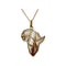 Pendentif Pendentif Afrique - Sénégal en filigrane, or jaune 750 58 Facettes 330102786