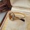 Bague 58 Bague ancienne en or rose 18 carats avec citrine 58 Facettes 767