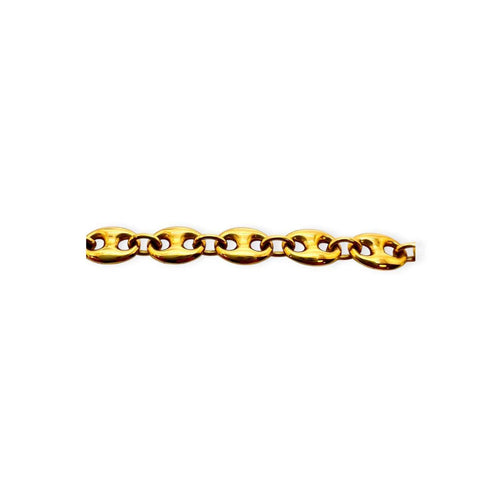 Bracelet Bracelet en or jaune 750 - Maille grain de café 58 Facettes 330102736