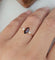 Bague 51.5 Bague trilogie en or rose 18 carats, grenat et perles de culture 58 Facettes 772