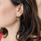 Boucles d'oreilles Boucles d’oreilles dormeuses anciennes en or jaune 750/1000 et diamants taille rose 58 Facettes LMB-406