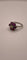 Bague 54 Bague en platine 950 avec diamant central et marguerite de six rubis 58 Facettes Valuor Modèle-015