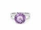 Bague 54 Mauboussin Chanson d’Amour - Bague en or blanc 18 carats, améthyste et diamants 58 Facettes 33860