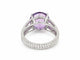 Bague 54 Mauboussin Chanson d’Amour - Bague en or blanc 18 carats, améthyste et diamants 58 Facettes 33860