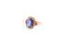 Bague 52 Bague en or 18k avec saphir de Ceylan 2,67 ct et diamants 58 Facettes 26685