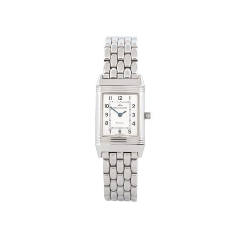 Montre Jaeger-LeCoultre Reverso - Montre à cadran ivoire et chiffres romains, SM 58 Facettes 599