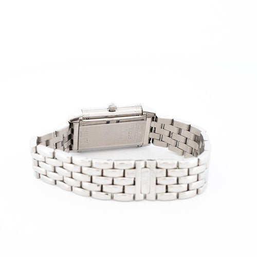 Montre Jaeger-LeCoultre Reverso - Montre à cadran ivoire et chiffres romains, SM 58 Facettes 599