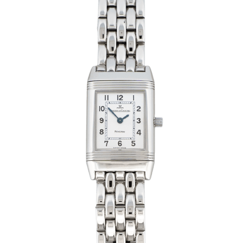 Montre Jaeger-LeCoultre Reverso - Montre à cadran ivoire et chiffres romains, SM 58 Facettes 599