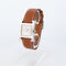 Montre Hermès - Montre Heure H, cadran argenté à chiffres arabes, SM 58 Facettes 603