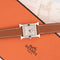 Montre Hermès - Montre Heure H, cadran argenté à chiffres arabes, SM 58 Facettes 603