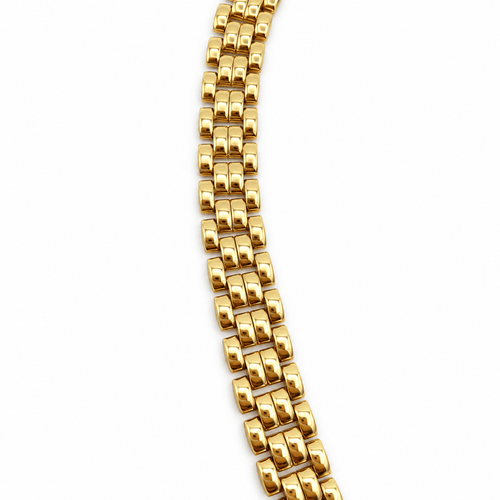 Collier Collier - Maille panthère en or jaune 18 carats 58 Facettes 1.0001730/2