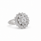 Bague 54 Bague marguerite en or blanc 18 carats, diamants 2,10 ct 58 Facettes 1.0001606/2