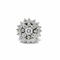 Bague 53 Bague cocktail en or blanc 750, diamants et motif floral 58 Facettes 50546