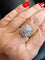 Bague 56 Art déco - Bague en platine et diamants 58 Facettes 1.0001649/2