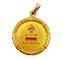 Pendentif Augis - Pendentif médaille d’amour en or 18k, diamant et rubis 58 Facettes A08036