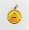 Pendentif Augis - Pendentif médaille d’amour en or 18k, diamant et rubis 58 Facettes A08036