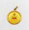 Pendentif Augis - Pendentif médaille d’amour en or 18k, diamant et rubis 58 Facettes A08036