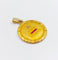 Pendentif Augis - Pendentif médaille d’amour en or 18k, diamant et rubis 58 Facettes A08036