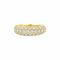 Bague 50 Cartier « Mimi » - Bague jonc bombé en or jaune 750, diamants 58 Facettes 36075