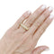 Bague 50 Cartier « Mimi » - Bague jonc bombé en or jaune 750, diamants 58 Facettes 36075