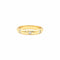 Bague 51 Bague jonc en or jaune 750/000 avec trois diamants taille brillant 58 Facettes 36080