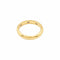 Bague 51 Bague jonc en or jaune 750/000 avec trois diamants taille brillant 58 Facettes 36080
