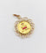 Pendentif Augis - Pendentif médaille d’amour en or 18k, diamant et rubis 58 Facettes A08038