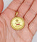 Pendentif Augis - Pendentif médaille d’amour 27 mm en or 18k, diamant et rubis 58 Facettes A08039
