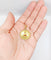 Pendentif Augis - Pendentif médaille d’amour en or 18k, diamant et rubis, 27 mm, vers 1950 58 Facettes A08040