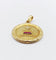 Pendentif Augis - Pendentif médaille d’amour en or 18k, diamant et rubis, 27 mm, vers 1950 58 Facettes A08040