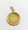 Pendentif Augis - Pendentif médaille d’amour en or 18k, diamant et rubis, 27 mm, vers 1950 58 Facettes A08040