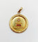 Pendentif Augis - Pendentif médaille d’amour en or 18k, diamant et rubis, 27 mm, vers 1950 58 Facettes A08040