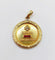 Pendentif Augis - Pendentif médaille d’amour en or 18k, diamant et rubis, 27 mm, vers 1950 58 Facettes A08040