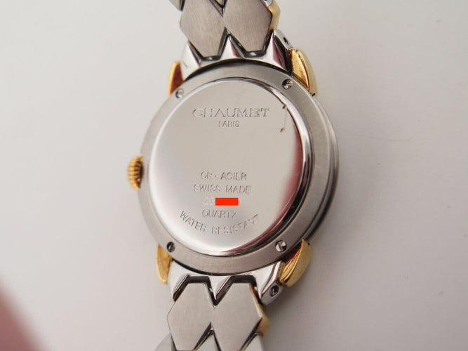 Montre Chaumet - Montre Griffe à quartz en acier et plaqué or jaune, 24 mm 58 Facettes 277377