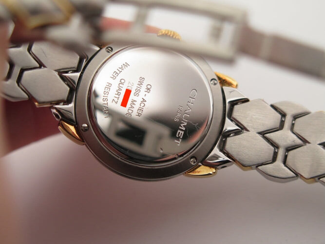 Montre Chaumet - Montre Griffe à quartz en acier et plaqué or jaune, 24 mm 58 Facettes 277377