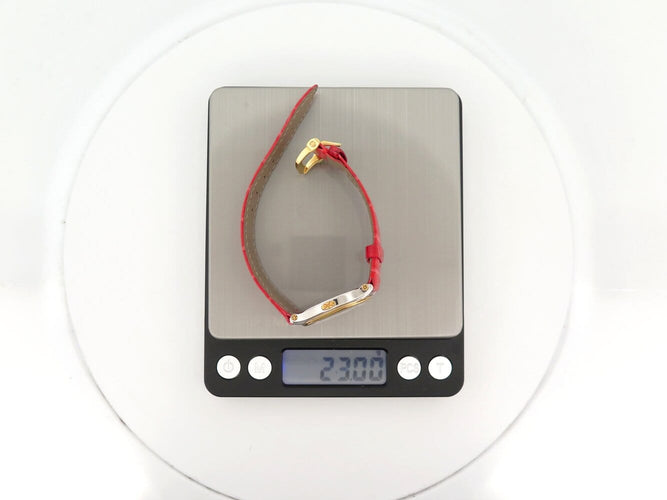 Montre Chaumet - Montre 25A à quartz, acier et plaqué or jaune, cadran en nacre 58 Facettes 277378