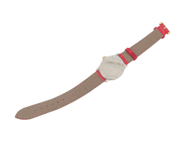 Montre Chaumet - Montre 25A à quartz, acier et plaqué or jaune, cadran en nacre 58 Facettes 277378