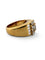 Bague 52 Bague bandeau en or jaune 18k avec diamants 58 Facettes 605/26 C