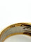 Bague 55 Bague bandeau en or jaune et blanc 18 ct, émeraude et diamants 58 Facettes 605/26 F