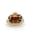 Bague 58 Bague en or jaune et blanc 18k, opale et diamants 58 Facettes 605/26 G