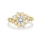Bague 53 Bague tourbillon vintage en or jaune 18k et diamants, 1,60 ct 58 Facettes VI-0020