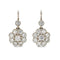 Boucles d'oreilles Boucles d’oreilles pendantes d’inspiration édouardienne, diamants 1,10 ct, or jaune 18 ct et platine 58 Facettes VI-0033