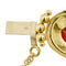 Bracelet Bracelet en or jaune 18 ct avec 9 coraux rouges cabochon 58 Facettes 39982