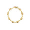 Bracelet Bracelet en or jaune 18 ct avec 9 coraux rouges cabochon 58 Facettes 39982