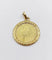 Pendentif Augis - Pendentif médaille d’amour en or 18k, diamant et rubis 58 Facettes A08044