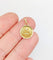 Pendentif Augis - Pendentif médaille d’amour en or 18k, 14 mm 58 Facettes A08045