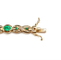 Bracelet Bracelet en or jaune 18k, émeraudes et diamants 58 Facettes BOV/260070