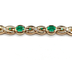 Bracelet Bracelet en or jaune 18k, émeraudes et diamants 58 Facettes BOV/260070
